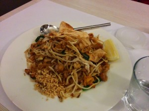 Pad Thai with chicken ($14.90)